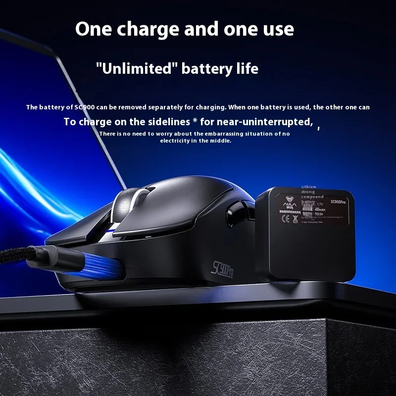 Gaming Accessories For Gaming Setup - AULA SC900 Mouse Mouse Paw3950 Tri