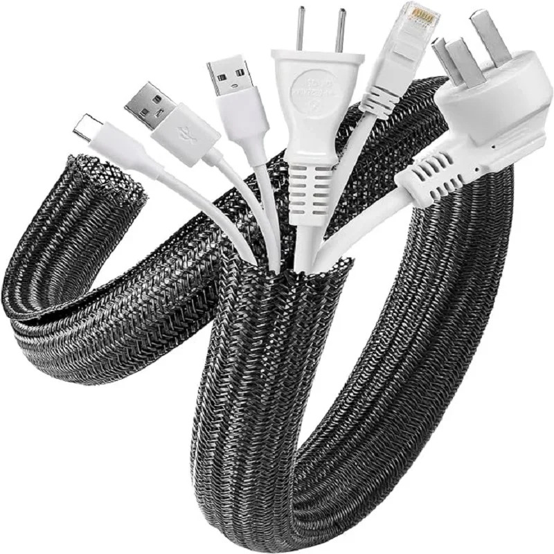 Sleeved Cable Kit - 1m 3m 5m braided cable sleeve