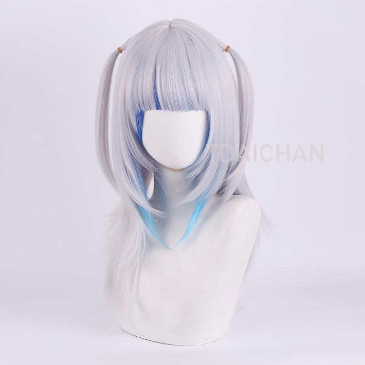 2025 Gawr Gura Cosplay Wig Whi - Gaming Accessories Korea review and price