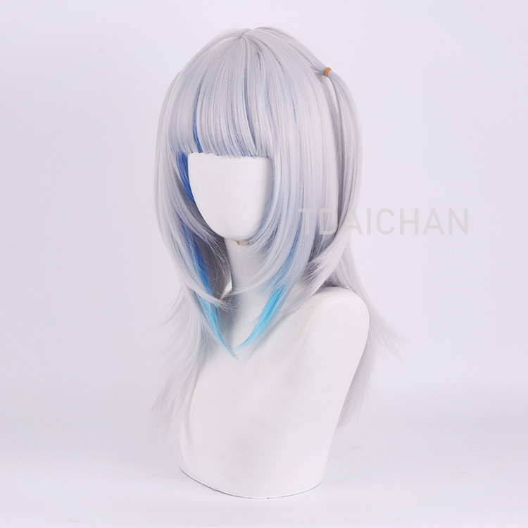 2025 Gawr Gura Cosplay Wig Whi - Gaming Accessories Korea review and price