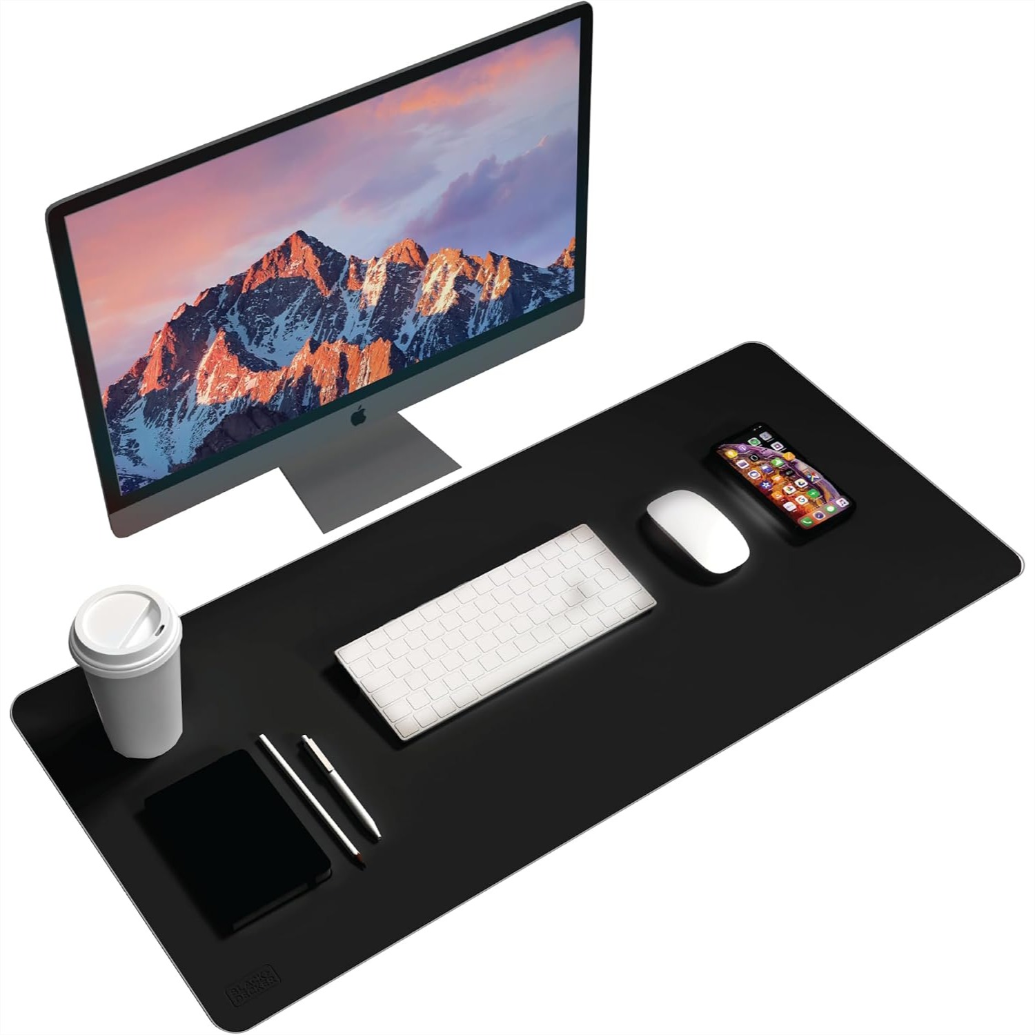 Faux Leather Desk Mat for Keyb - Gaming Office Accessories review and price