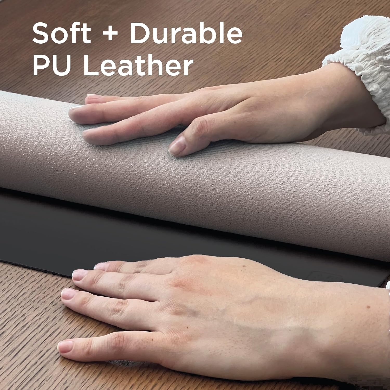 Faux Leather Desk Mat for Keyb - Gaming Office Accessories review and price