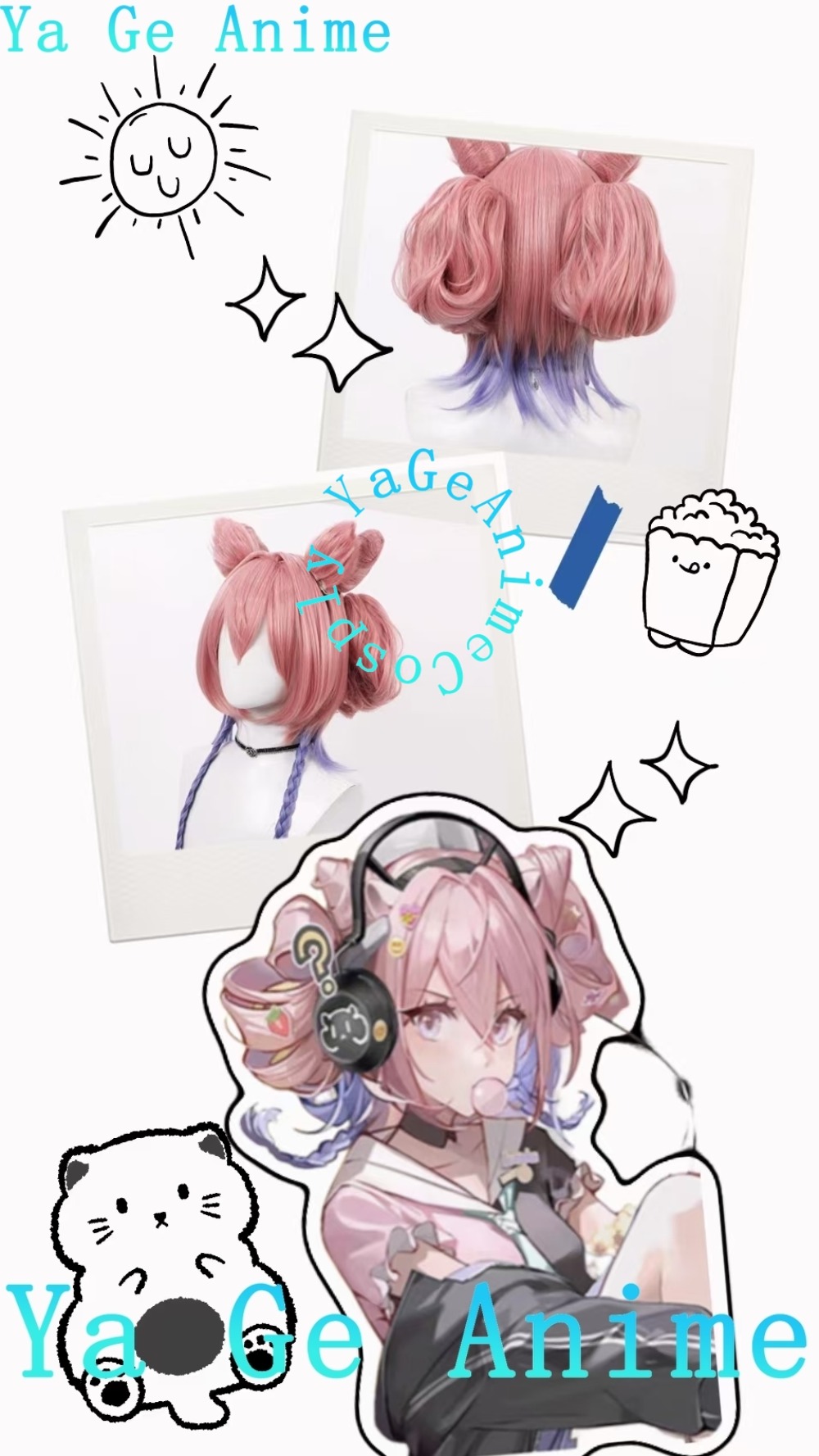 Arknights Eureka Cosplay Wig S - Gaming Accessories Korea review and price