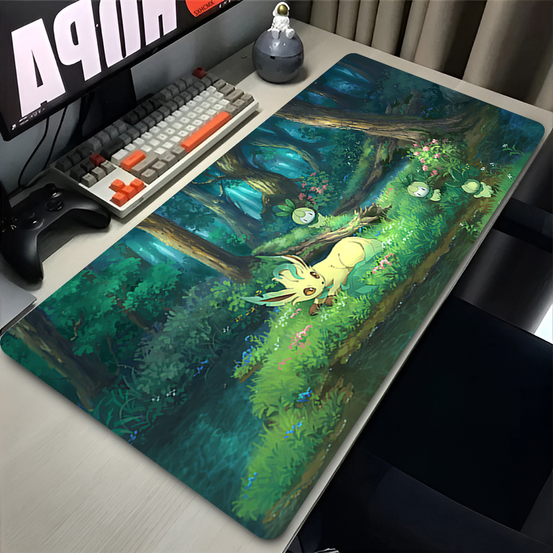 Mouse Pad Gamer P-pokemon Leaf - Gaming Accessories Laptop review and price