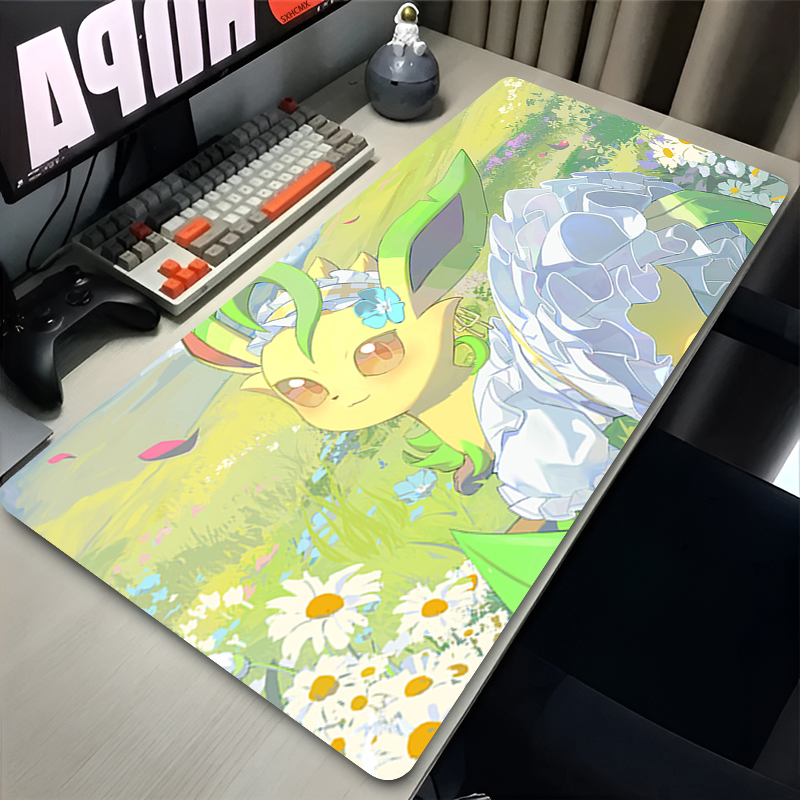 Mouse Pad Gamer P-pokemon Leaf - Gaming Accessories Laptop review and price