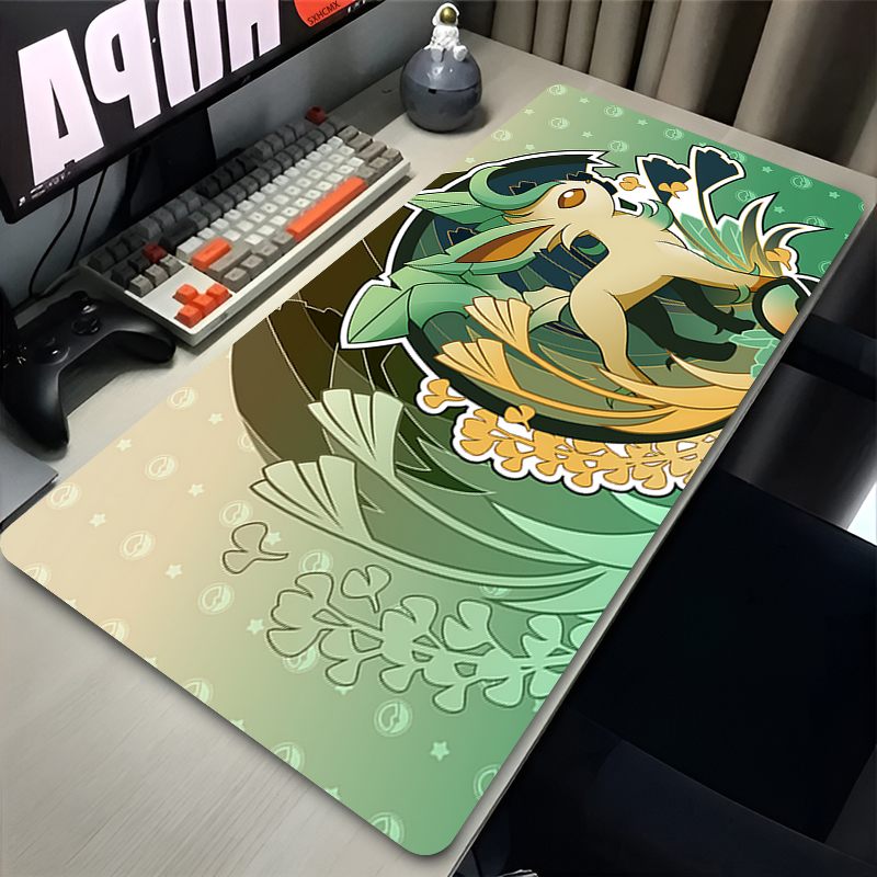 Mouse Pad Gamer P-pokemon Leaf - Gaming Accessories Laptop review and price