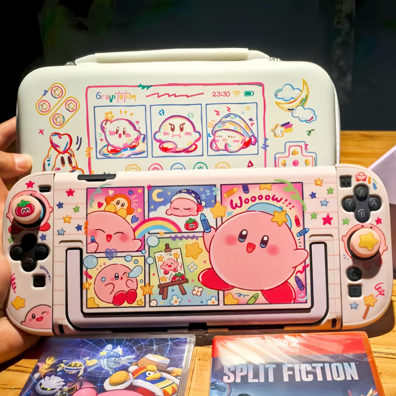 Kirby Switch 2 Gen Split Prote - Gaming Accessories For 8 Year Old review and price