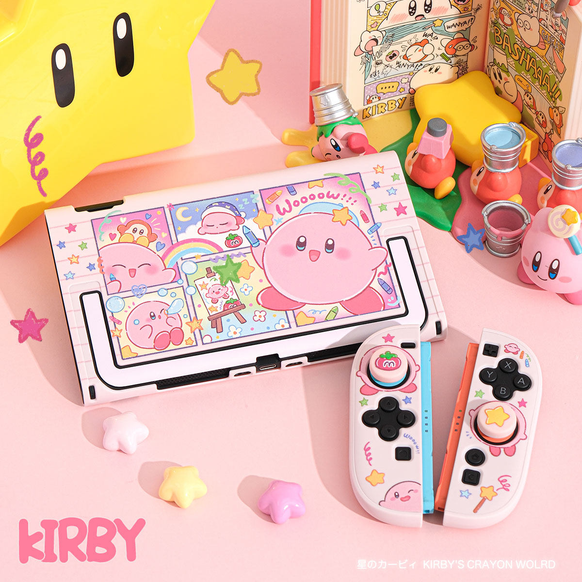 Kirby Switch 2 Gen Split Prote - Gaming Accessories For 8 Year Old review and price