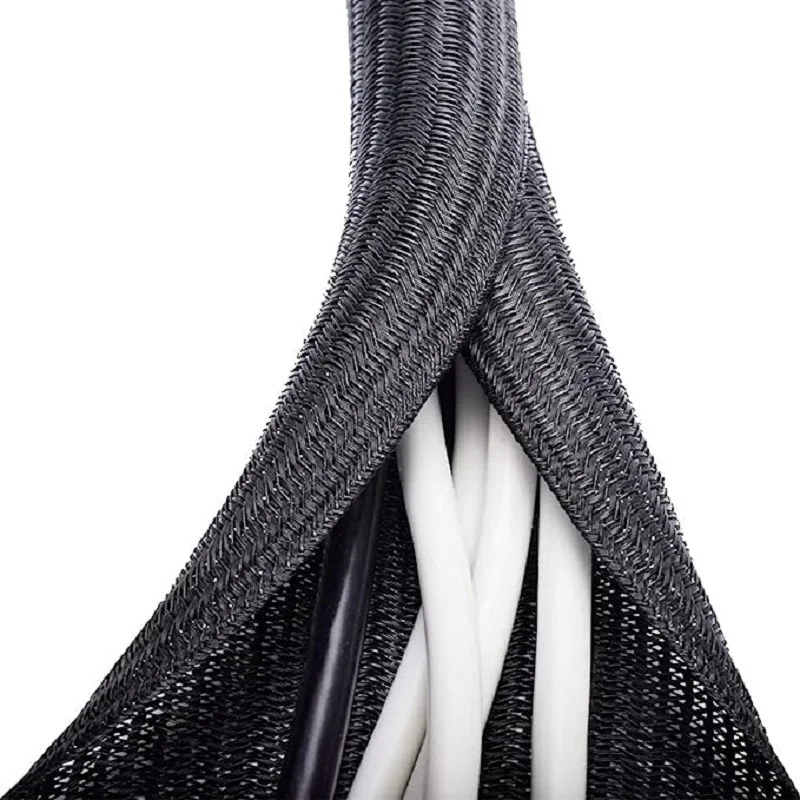 1m 3m 5m braided cable sleeve  - Sleeved Cable Kit review and price