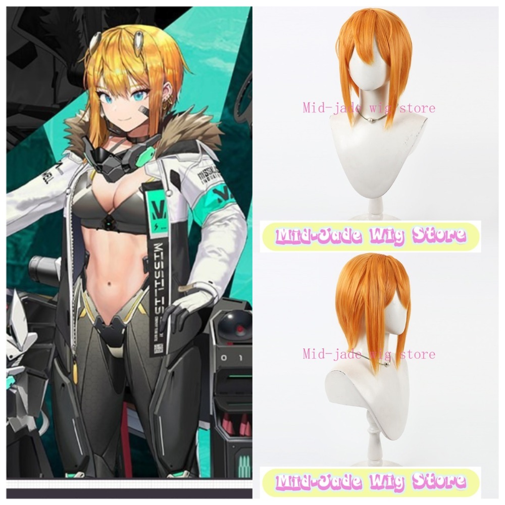 Maxwell Cosplay Wig Orange Sho - Gaming Accessories Korea review and price