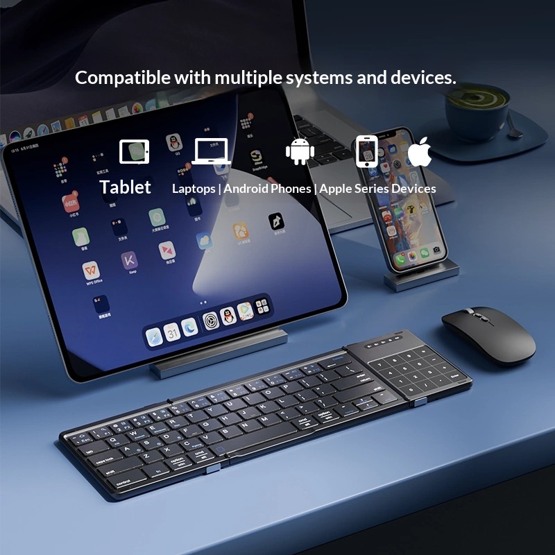 Mengzu Tri Fold Wireless Bluet - Gaming Accessories Laptop review and price